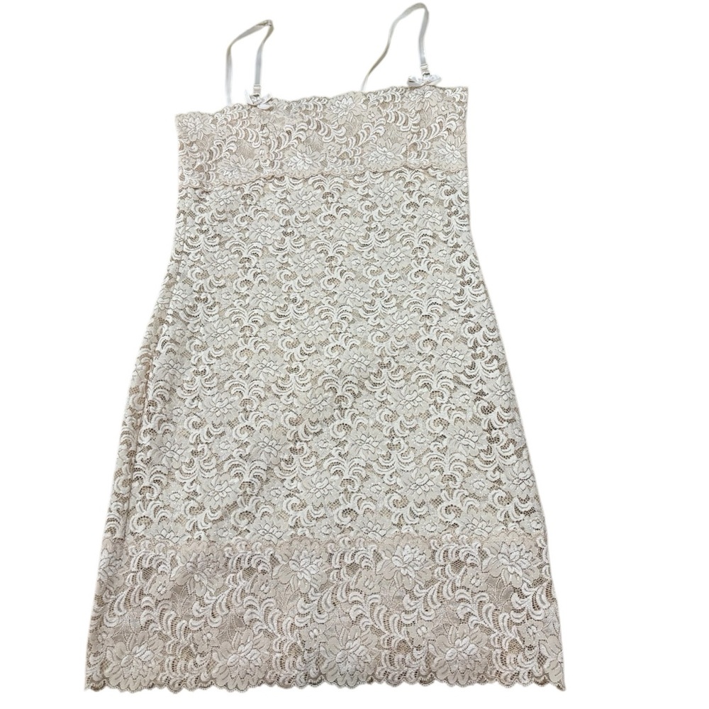 Victoria’s Secret cream colored lace chemise size M